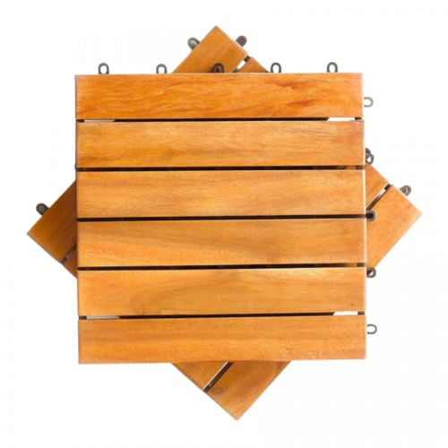6 Slats - Wood Deck Tiles