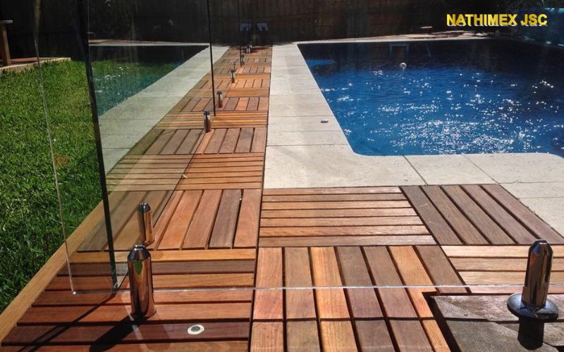 Natural-wood-deck-tiles-pool