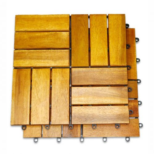 12 Slats - Wood Deck Tiles