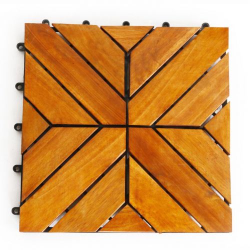 16 Slats - Wood Deck Tiles