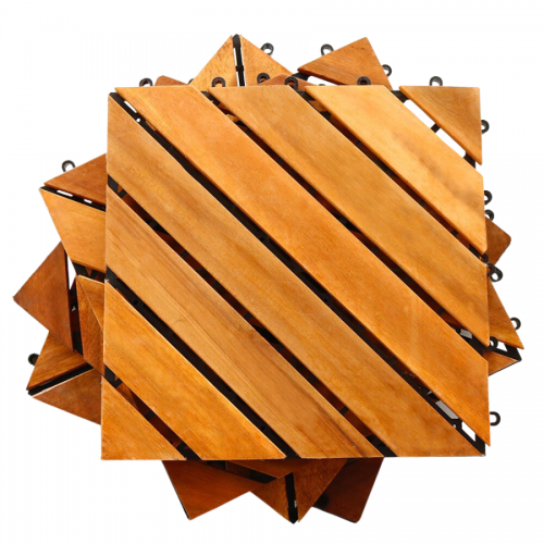 8 Slats - Wood Deck Tiles