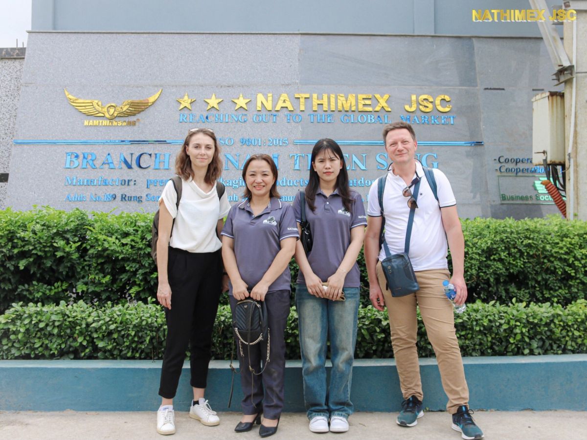 WELCOMING CUSTOMERS TO NATHIMEX JSC FACTORY